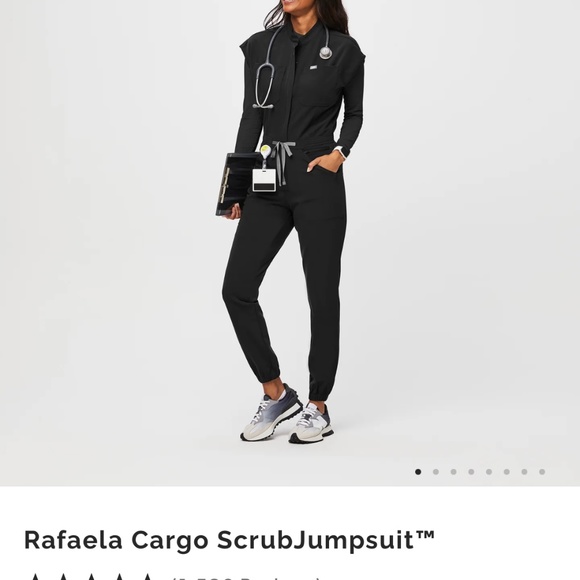 Figs Other - Women’s Black Rafaela jumpsuit Size L